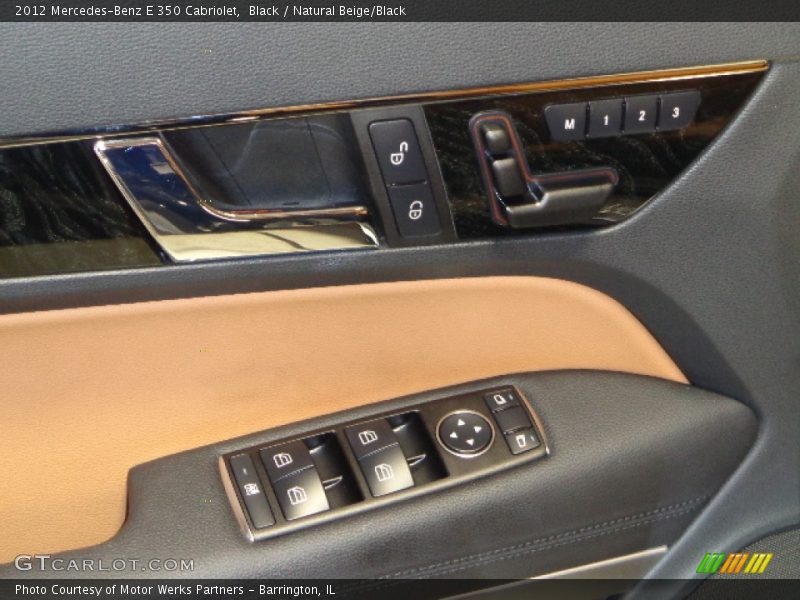 Black / Natural Beige/Black 2012 Mercedes-Benz E 350 Cabriolet