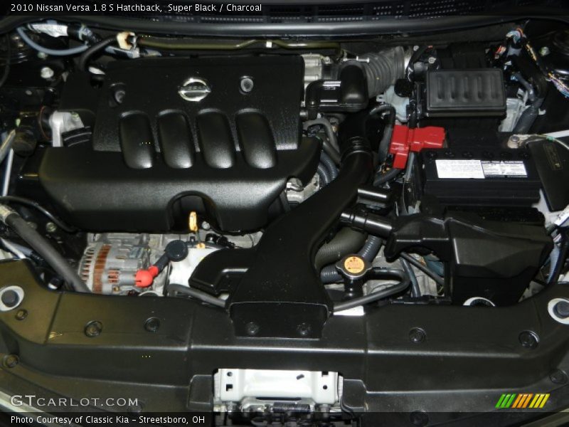 Super Black / Charcoal 2010 Nissan Versa 1.8 S Hatchback