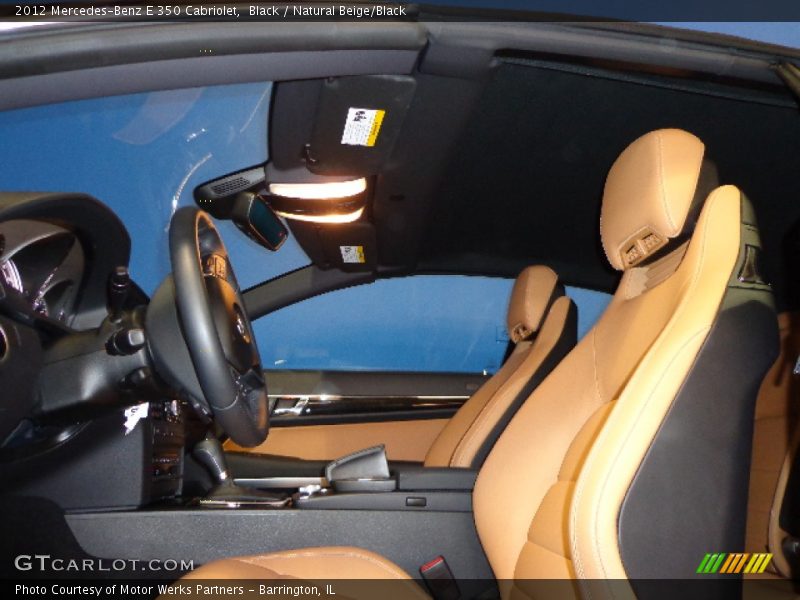 Black / Natural Beige/Black 2012 Mercedes-Benz E 350 Cabriolet