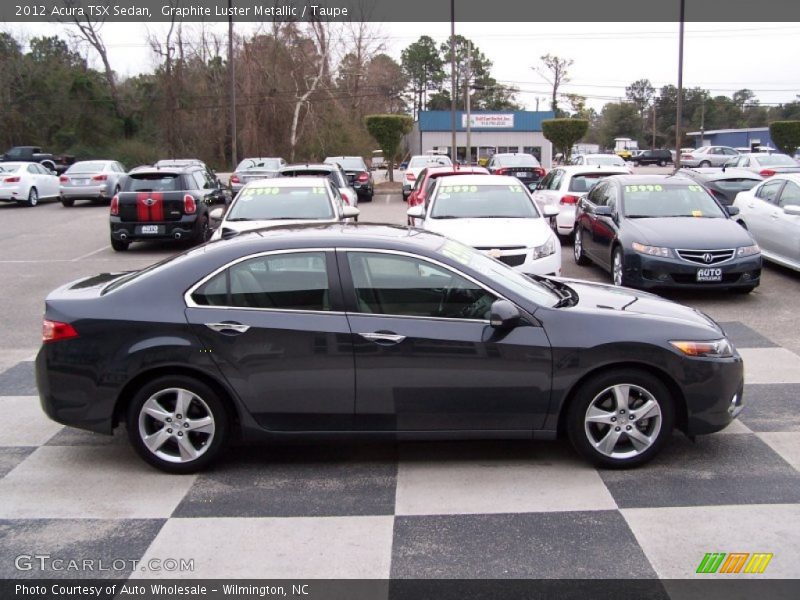 Graphite Luster Metallic / Taupe 2012 Acura TSX Sedan