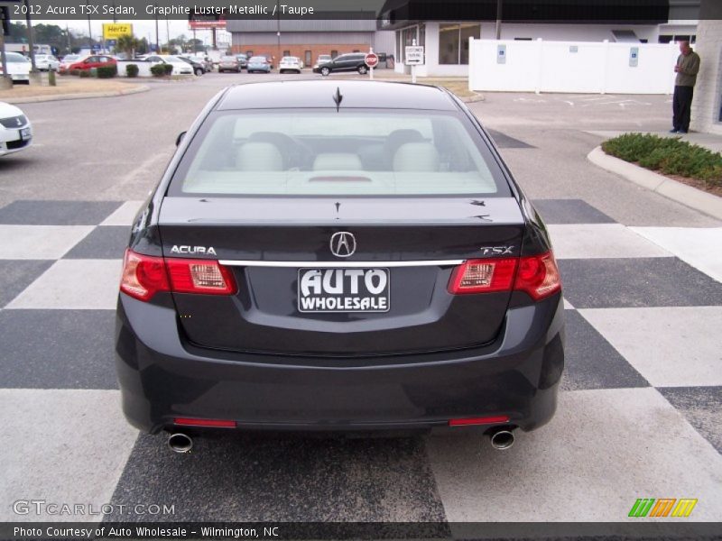 Graphite Luster Metallic / Taupe 2012 Acura TSX Sedan