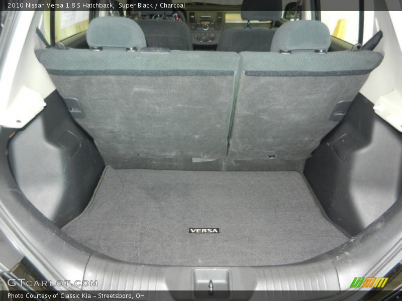 Super Black / Charcoal 2010 Nissan Versa 1.8 S Hatchback