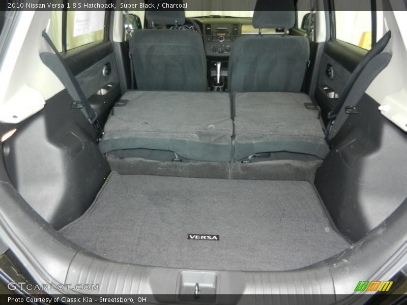 Super Black / Charcoal 2010 Nissan Versa 1.8 S Hatchback
