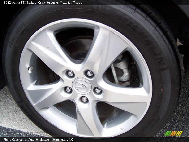Graphite Luster Metallic / Taupe 2012 Acura TSX Sedan