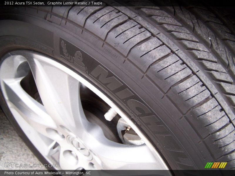 Graphite Luster Metallic / Taupe 2012 Acura TSX Sedan