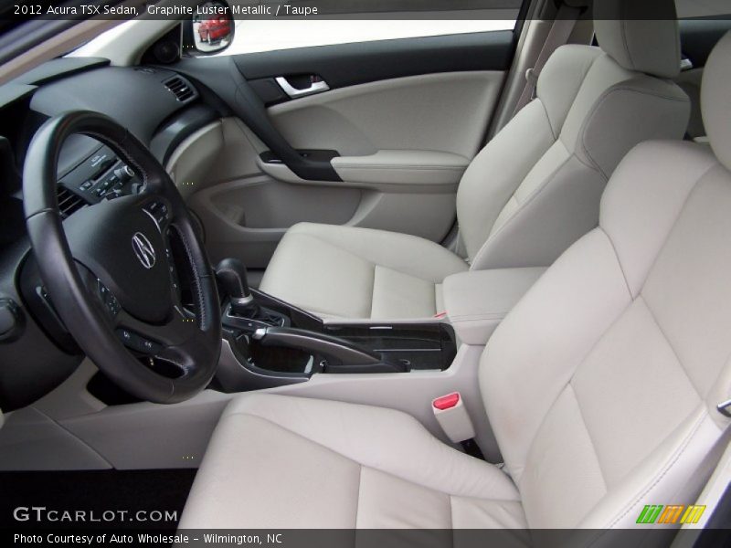 Graphite Luster Metallic / Taupe 2012 Acura TSX Sedan