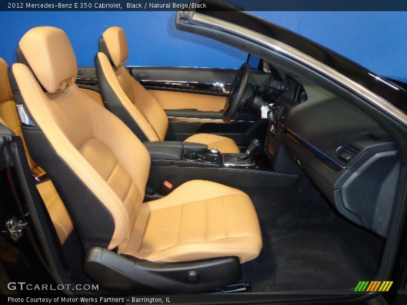 Black / Natural Beige/Black 2012 Mercedes-Benz E 350 Cabriolet