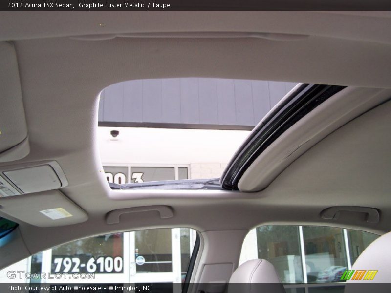 Graphite Luster Metallic / Taupe 2012 Acura TSX Sedan