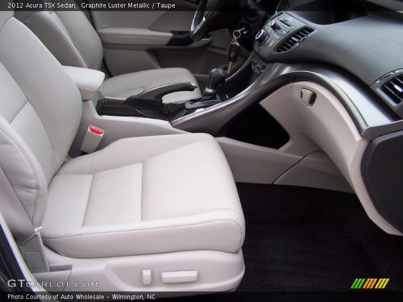 Graphite Luster Metallic / Taupe 2012 Acura TSX Sedan