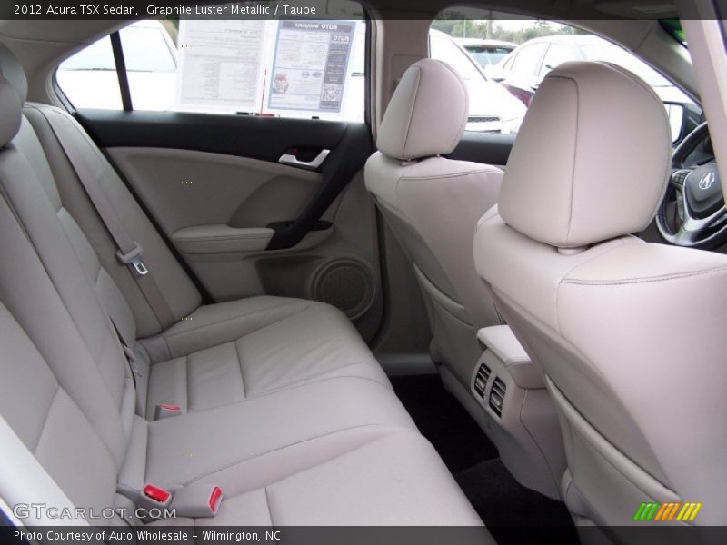 Graphite Luster Metallic / Taupe 2012 Acura TSX Sedan