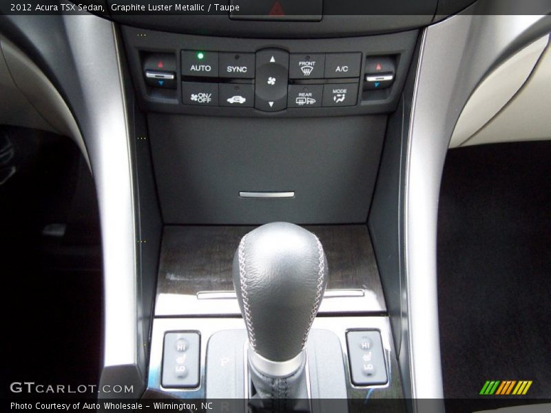 Graphite Luster Metallic / Taupe 2012 Acura TSX Sedan