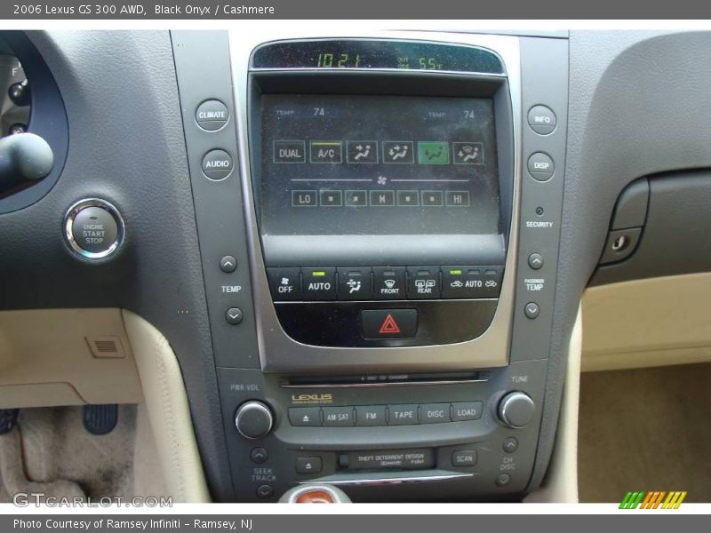 Black Onyx / Cashmere 2006 Lexus GS 300 AWD