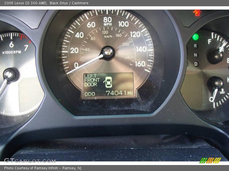 Black Onyx / Cashmere 2006 Lexus GS 300 AWD