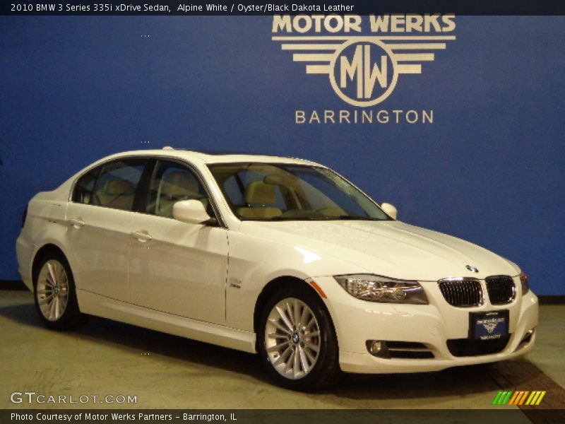 Alpine White / Oyster/Black Dakota Leather 2010 BMW 3 Series 335i xDrive Sedan