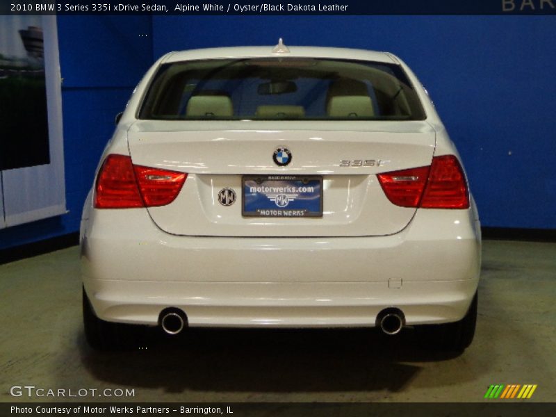 Alpine White / Oyster/Black Dakota Leather 2010 BMW 3 Series 335i xDrive Sedan