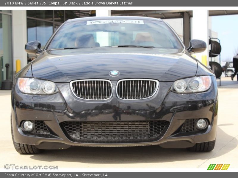 Jet Black / Saddle Brown Dakota Leather 2010 BMW 3 Series 335i Coupe