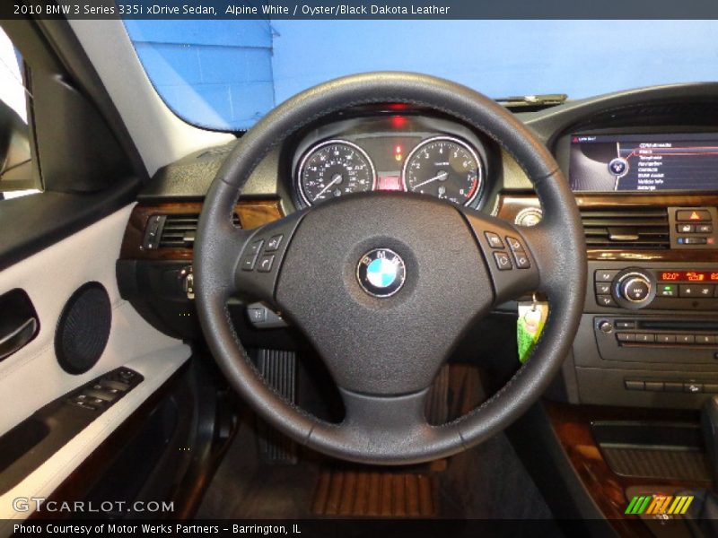 Alpine White / Oyster/Black Dakota Leather 2010 BMW 3 Series 335i xDrive Sedan
