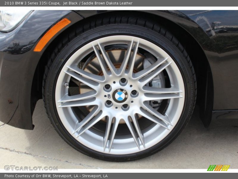 Jet Black / Saddle Brown Dakota Leather 2010 BMW 3 Series 335i Coupe