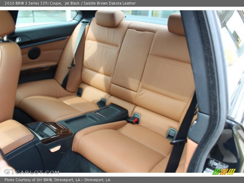 Jet Black / Saddle Brown Dakota Leather 2010 BMW 3 Series 335i Coupe