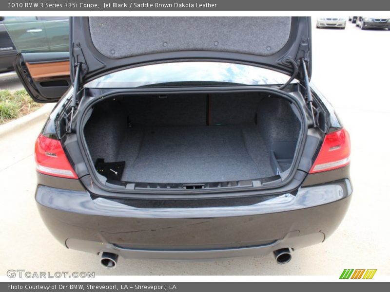 Jet Black / Saddle Brown Dakota Leather 2010 BMW 3 Series 335i Coupe