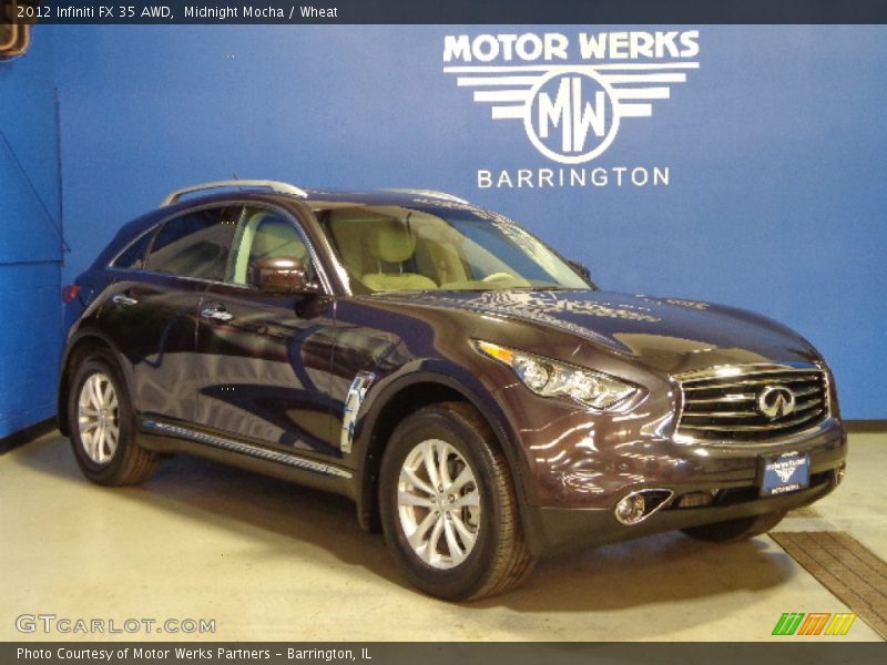 Midnight Mocha / Wheat 2012 Infiniti FX 35 AWD
