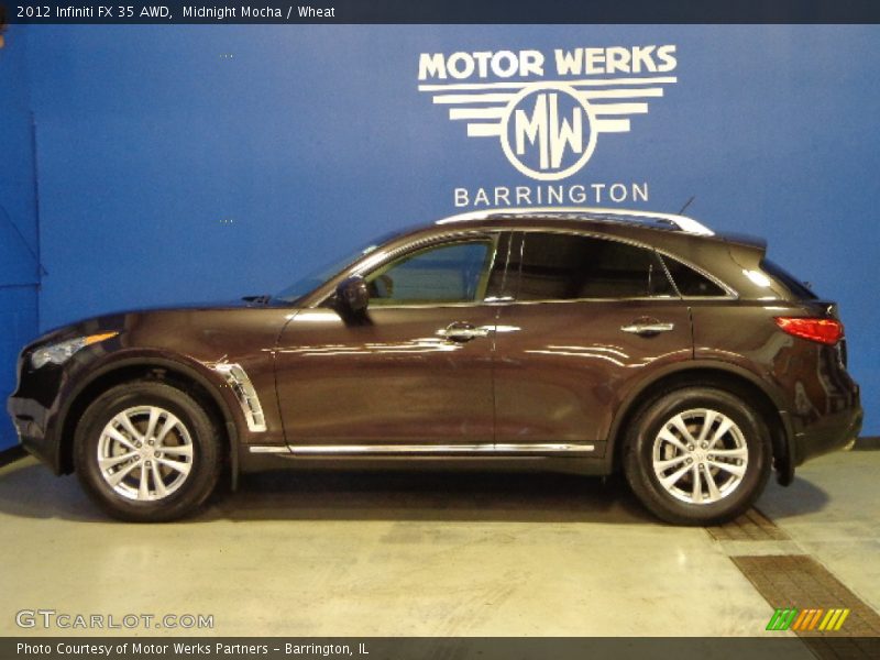 Midnight Mocha / Wheat 2012 Infiniti FX 35 AWD