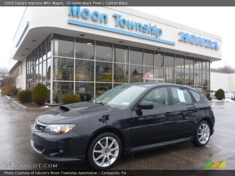 Obsidian Black Pearl / Carbon Black 2009 Subaru Impreza WRX Wagon