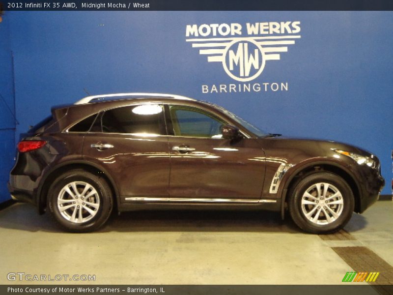 Midnight Mocha / Wheat 2012 Infiniti FX 35 AWD