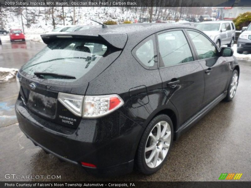Obsidian Black Pearl / Carbon Black 2009 Subaru Impreza WRX Wagon
