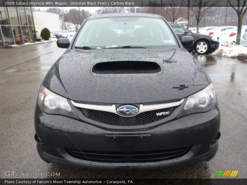 Obsidian Black Pearl / Carbon Black 2009 Subaru Impreza WRX Wagon