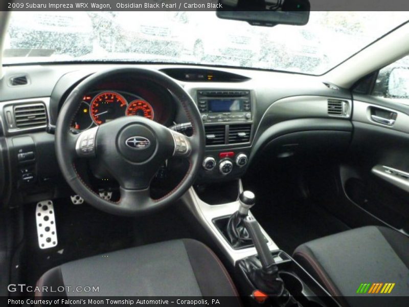 Obsidian Black Pearl / Carbon Black 2009 Subaru Impreza WRX Wagon