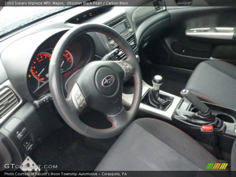 Obsidian Black Pearl / Carbon Black 2009 Subaru Impreza WRX Wagon