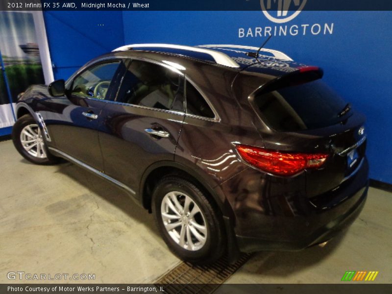 Midnight Mocha / Wheat 2012 Infiniti FX 35 AWD