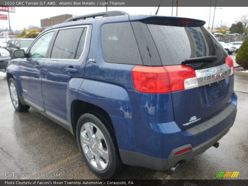 Atlantic Blue Metallic / Light Titanium 2010 GMC Terrain SLT AWD
