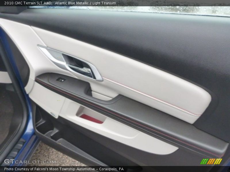 Atlantic Blue Metallic / Light Titanium 2010 GMC Terrain SLT AWD