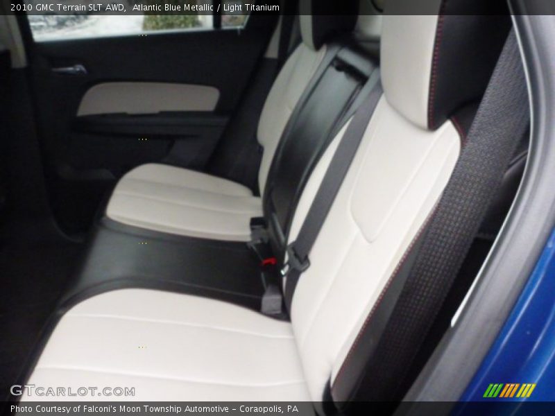 Atlantic Blue Metallic / Light Titanium 2010 GMC Terrain SLT AWD