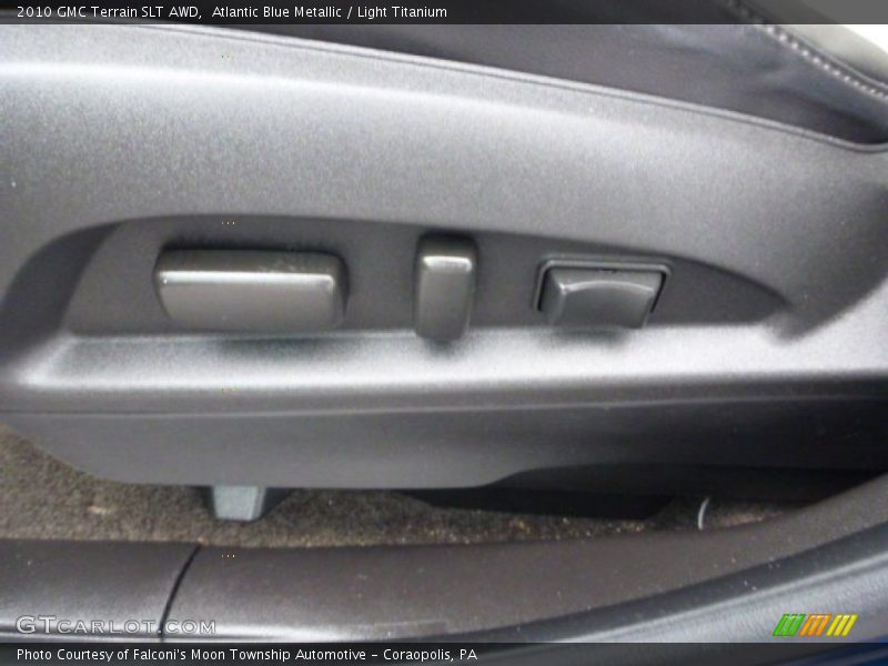 Atlantic Blue Metallic / Light Titanium 2010 GMC Terrain SLT AWD