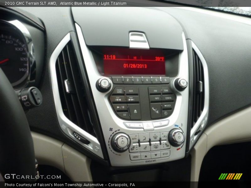 Atlantic Blue Metallic / Light Titanium 2010 GMC Terrain SLT AWD