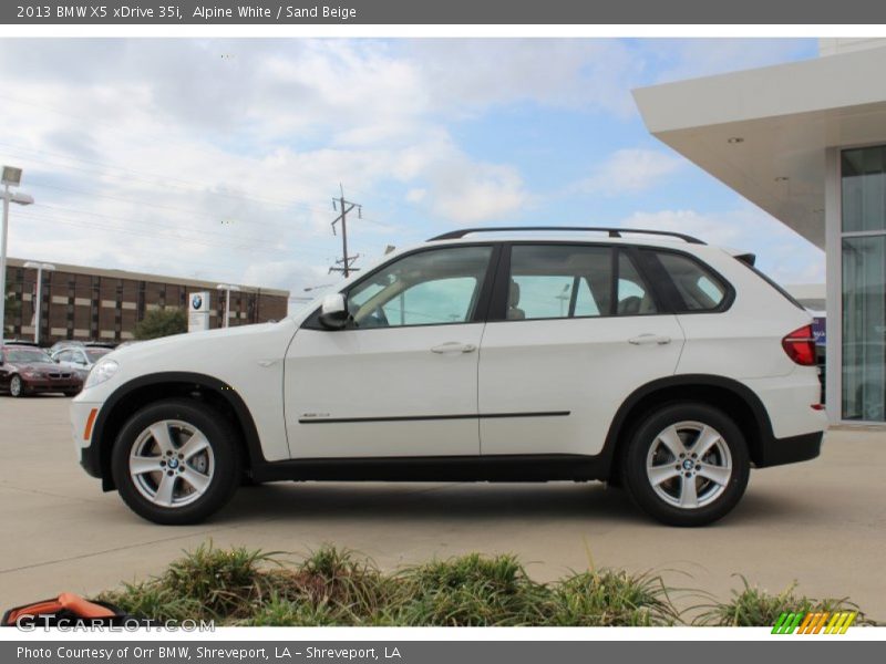 Alpine White / Sand Beige 2013 BMW X5 xDrive 35i