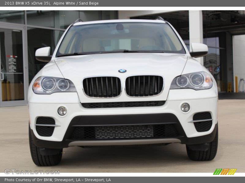 Alpine White / Sand Beige 2013 BMW X5 xDrive 35i