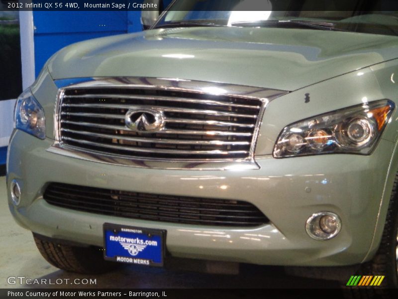 Mountain Sage / Graphite 2012 Infiniti QX 56 4WD