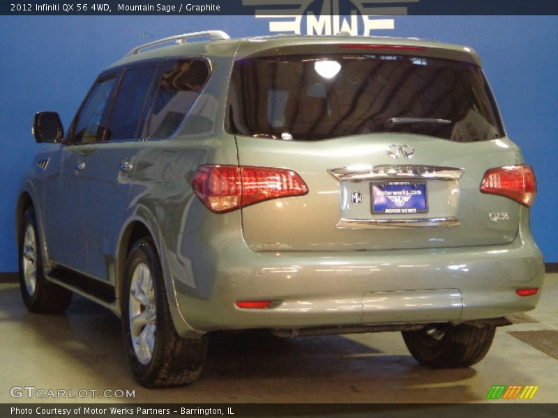Mountain Sage / Graphite 2012 Infiniti QX 56 4WD