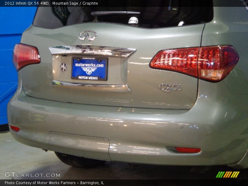 Mountain Sage / Graphite 2012 Infiniti QX 56 4WD