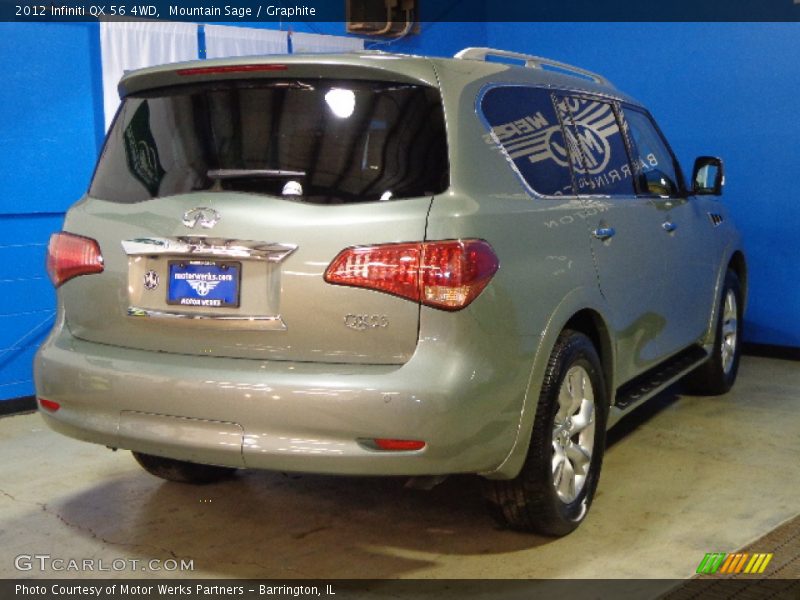 Mountain Sage / Graphite 2012 Infiniti QX 56 4WD