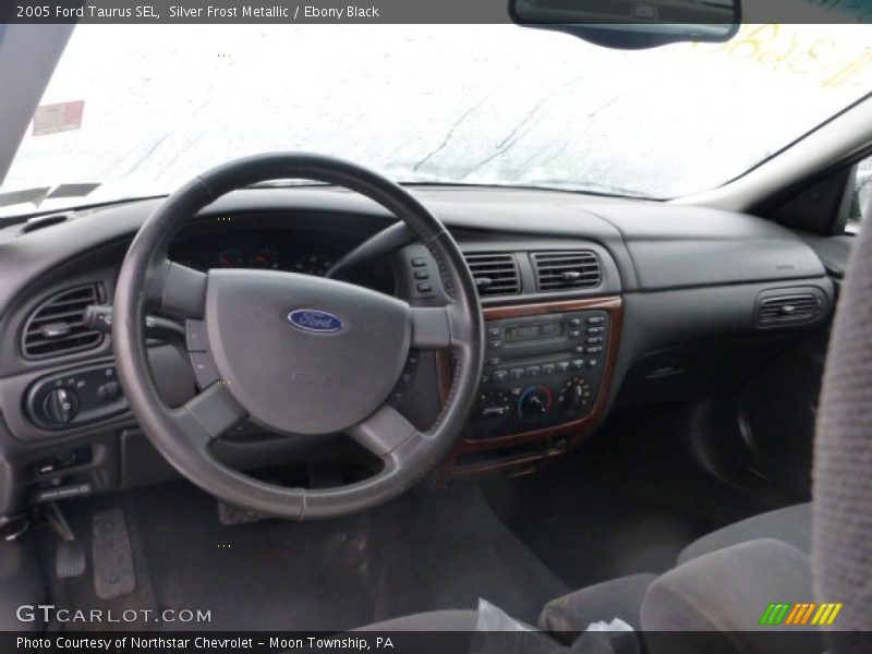 Silver Frost Metallic / Ebony Black 2005 Ford Taurus SEL