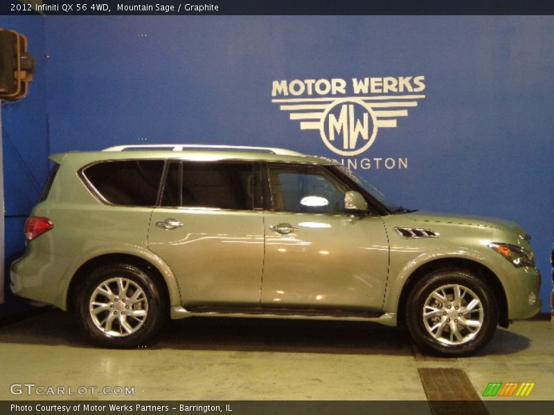 Mountain Sage / Graphite 2012 Infiniti QX 56 4WD