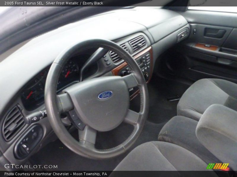 Silver Frost Metallic / Ebony Black 2005 Ford Taurus SEL