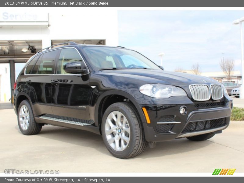 Jet Black / Sand Beige 2013 BMW X5 xDrive 35i Premium
