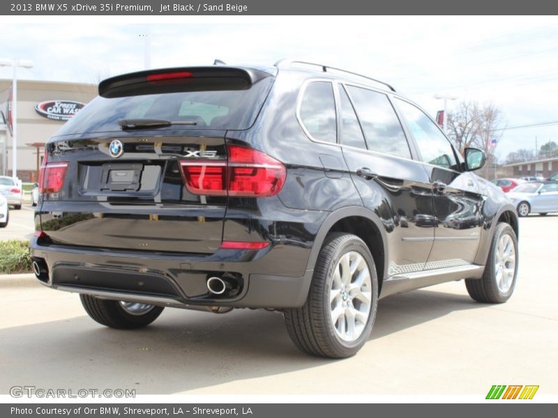 Jet Black / Sand Beige 2013 BMW X5 xDrive 35i Premium