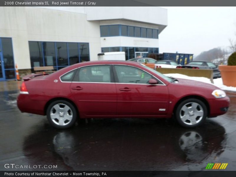 Red Jewel Tintcoat / Gray 2008 Chevrolet Impala SS